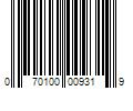 Barcode Image for UPC code 070100009319