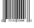 Barcode Image for UPC code 070100009968