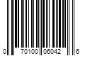 Barcode Image for UPC code 070100060426