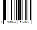 Barcode Image for UPC code 0701024117025