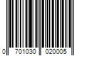 Barcode Image for UPC code 0701030020005