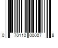 Barcode Image for UPC code 070110000078