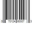 Barcode Image for UPC code 070124600073