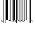 Barcode Image for UPC code 070125000063. Product Name: 