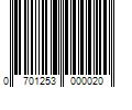 Barcode Image for UPC code 0701253000020