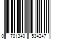 Barcode Image for UPC code 0701340534247. Product Name: Ariat Men's Embossed Buckle Belt, Black/Tan
