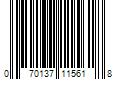 Barcode Image for UPC code 070137115618