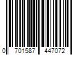 Barcode Image for UPC code 0701587447072