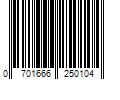 Barcode Image for UPC code 0701666250104