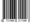 Barcode Image for UPC code 0701666311096