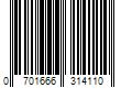 Barcode Image for UPC code 0701666314110