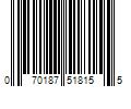 Barcode Image for UPC code 070187518155