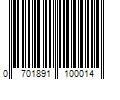 Barcode Image for UPC code 0701891100014. Product Name: 