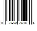 Barcode Image for UPC code 070200000186