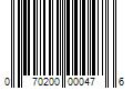 Barcode Image for UPC code 070200000476