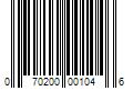 Barcode Image for UPC code 070200001046