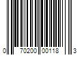 Barcode Image for UPC code 070200001183