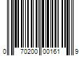 Barcode Image for UPC code 070200001619