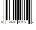 Barcode Image for UPC code 070200003354