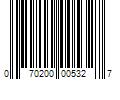 Barcode Image for UPC code 070200005327