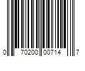 Barcode Image for UPC code 070200007147