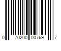 Barcode Image for UPC code 070200007697