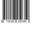 Barcode Image for UPC code 0702028250350