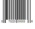 Barcode Image for UPC code 070220000036