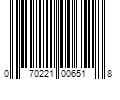 Barcode Image for UPC code 070221006518