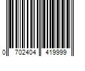 Barcode Image for UPC code 0702404419999