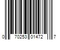 Barcode Image for UPC code 070253014727