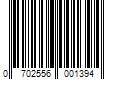 Barcode Image for UPC code 0702556001394