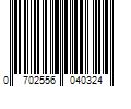 Barcode Image for UPC code 0702556040324