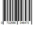 Barcode Image for UPC code 0702556046470