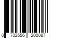 Barcode Image for UPC code 0702556200087