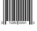 Barcode Image for UPC code 070260000010