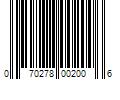 Barcode Image for UPC code 070278002006