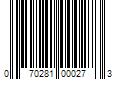 Barcode Image for UPC code 070281000273