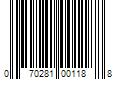 Barcode Image for UPC code 070281001188