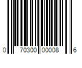 Barcode Image for UPC code 070300000086