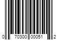 Barcode Image for UPC code 070300000512