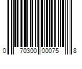 Barcode Image for UPC code 070300000758