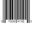 Barcode Image for UPC code 070330411920