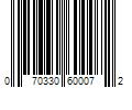 Barcode Image for UPC code 070330600072