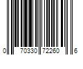 Barcode Image for UPC code 070330722606