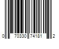 Barcode Image for UPC code 070330741812