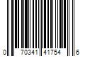 Barcode Image for UPC code 070341417546