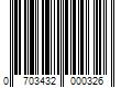 Barcode Image for UPC code 0703432000326