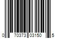 Barcode Image for UPC code 070373031505