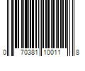 Barcode Image for UPC code 070381100118